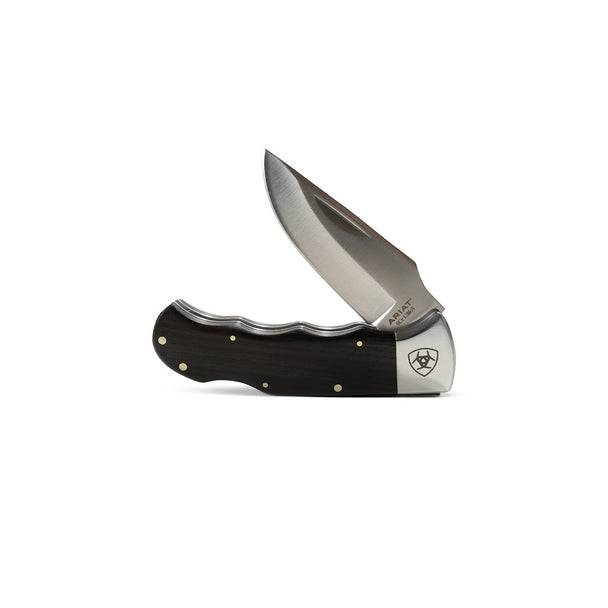 ARIAT SMOOTH BLADE BLACK MEDIUM KNIVES - A710011001-M