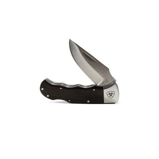 ARIAT SMOOTH BLADE BLACK MEDIUM KNIVES - A710011001-M