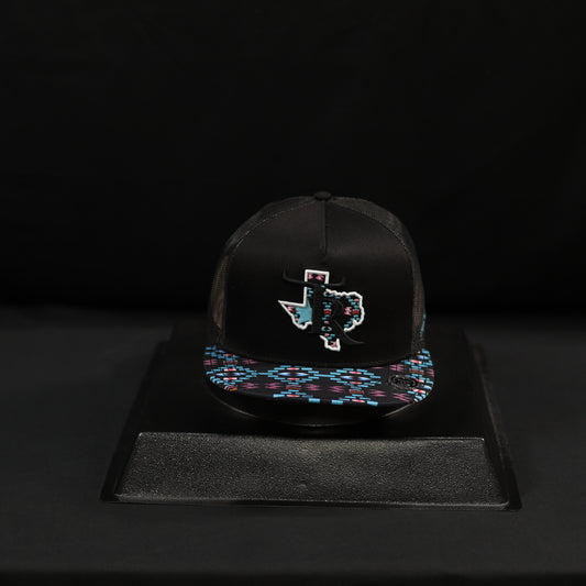 TR Texas Black/Blue/Pink Cap