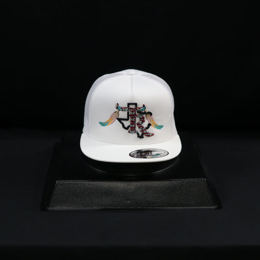TR Texas White Feather/Marron Cap