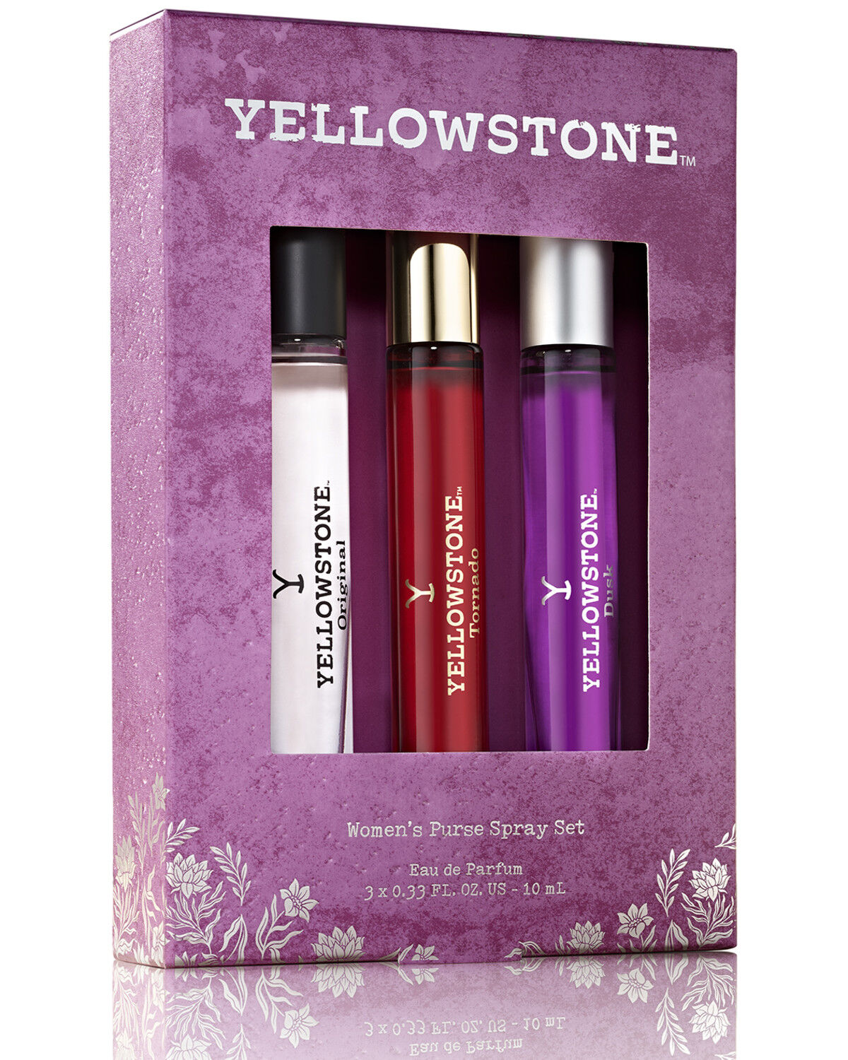 Yellowstone Women’s Purse Spray Gift Set – 3 Travel-Size Eau de Parfums (Original, Tornado, Dusk)