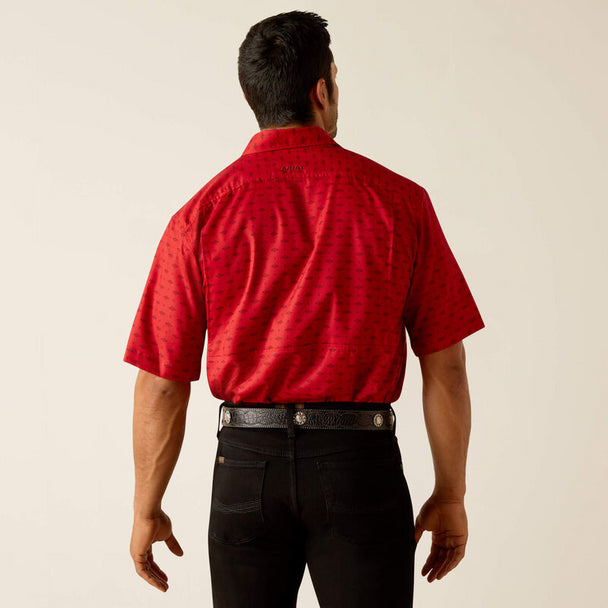 ARIAT VENTTEK CLASSIC FIT HAUTE RED MEN'S SHIRT 10048848