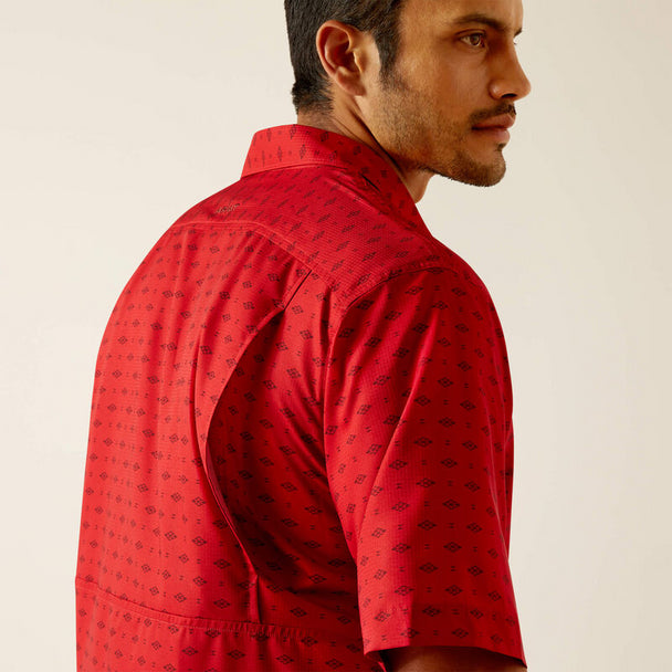 ARIAT VENTTEK CLASSIC FIT HAUTE RED MEN'S SHIRT 10048848