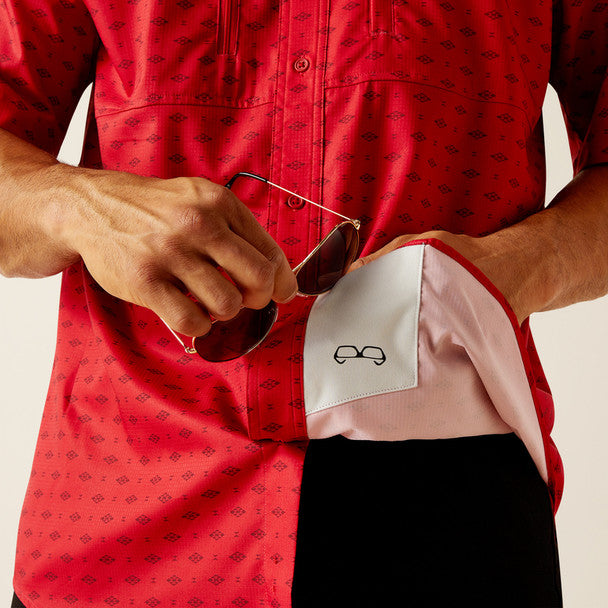 ARIAT VENTTEK CLASSIC FIT HAUTE RED MEN'S SHIRT 10048848
