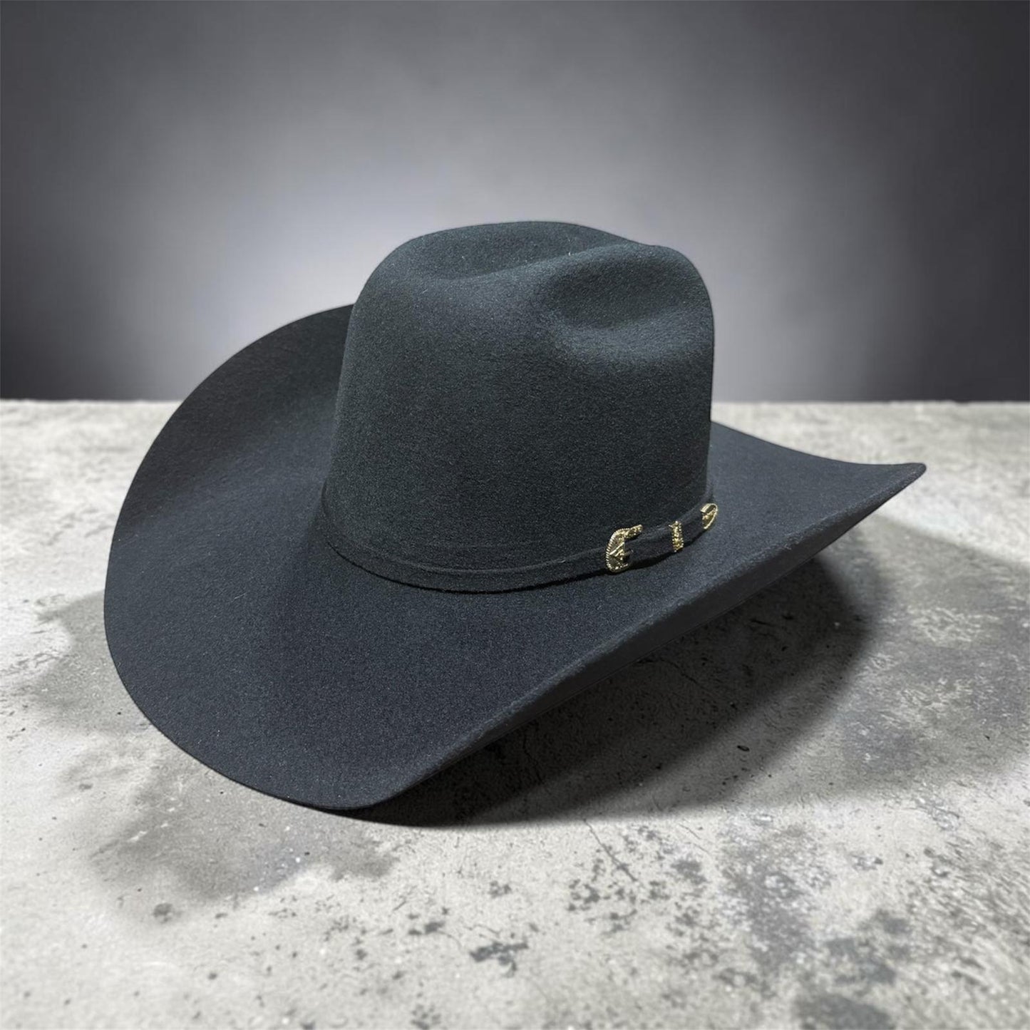 Valtierra Black Minnick Cowboy Hat