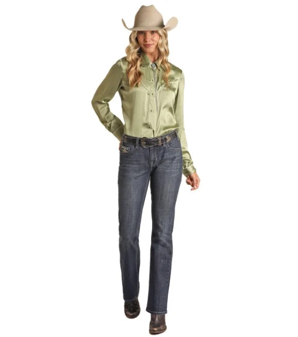 ROCK & ROLL MIDRISE BOOTCUT DARK VINTAGE JEAN BW4MD02326