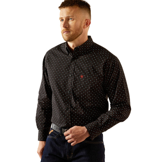 ARIAT WESTBROOK CLASSIC BLACK PRINT MEN'S SHIRT 10058764