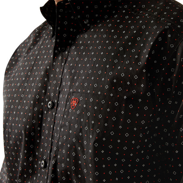 ARIAT WESTBROOK CLASSIC BLACK PRINT MEN'S SHIRT 10058764