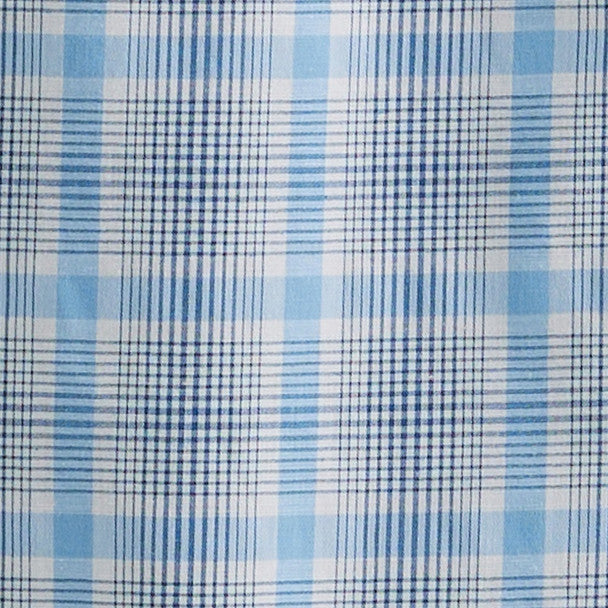 WRANGLER WRINKLE RESIST BLUE PLAID - MENS SHIRT - 112346246