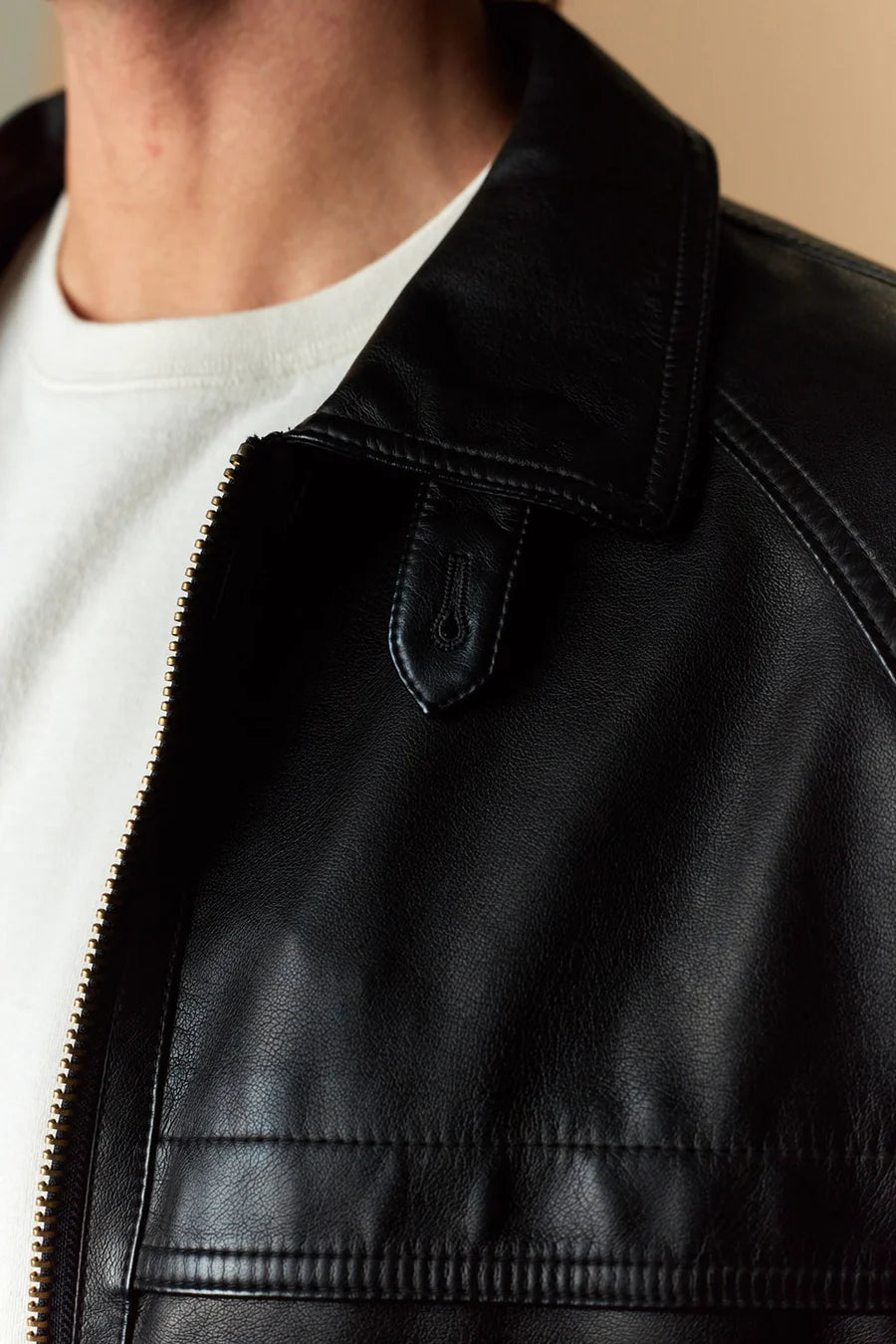 Western Blue Men's Urban Style Faux Leather Jacket WL037