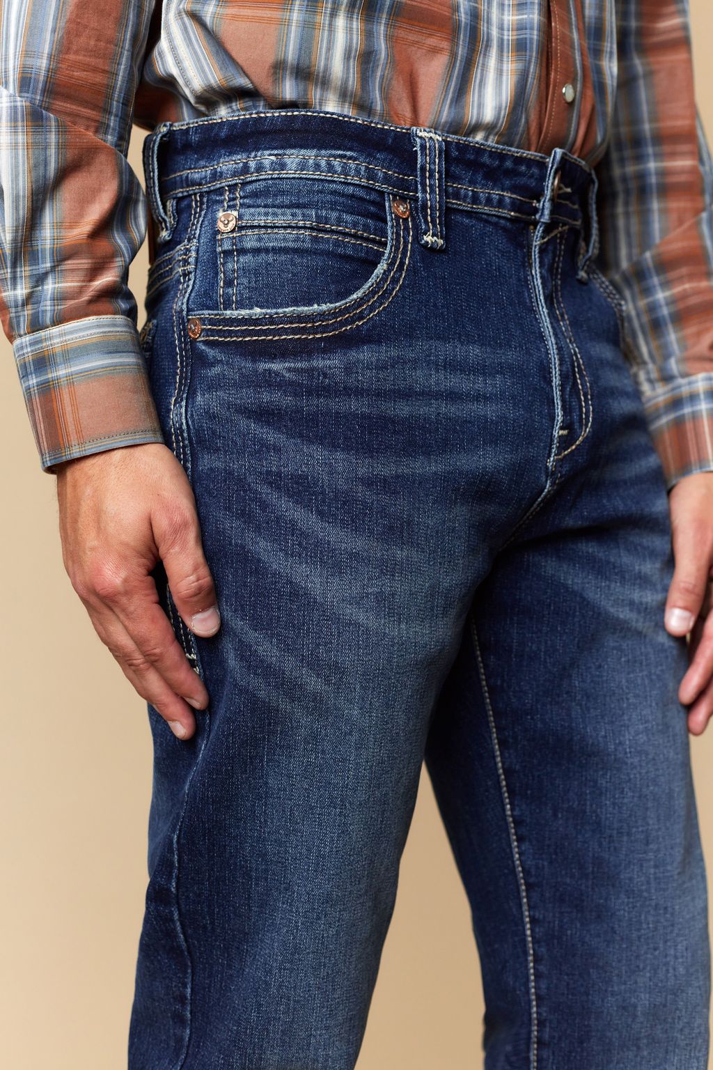 Western Blue Men’s W473 Modern Bootcut Jeans – Blue