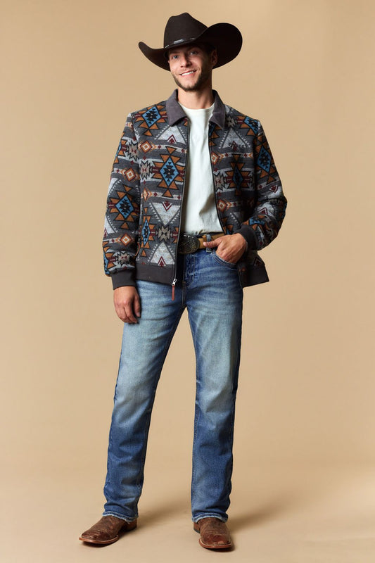 Western Blue Men’s W474 Modern Bootcut Jeans – Soft Blue