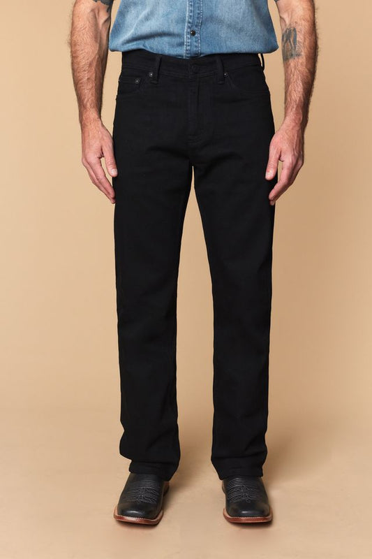 Western Blue Men’s WB-641 Modern Bootcut Jeans – Black
