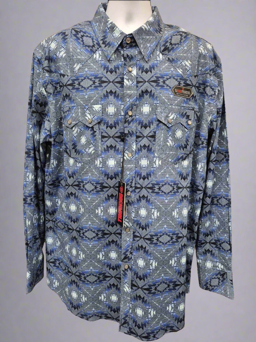 Rock & Roll Men's Cowboy Snap Front Shirt BMN2S03344