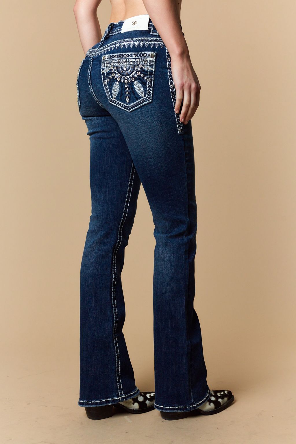 Women's Western Blue Denim W231 Bootcut