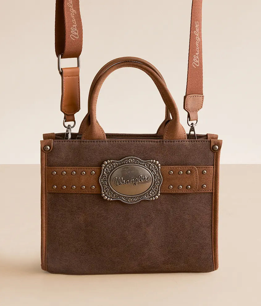 Wrangler Concho Structured Tote Brown WG250G-8250CF