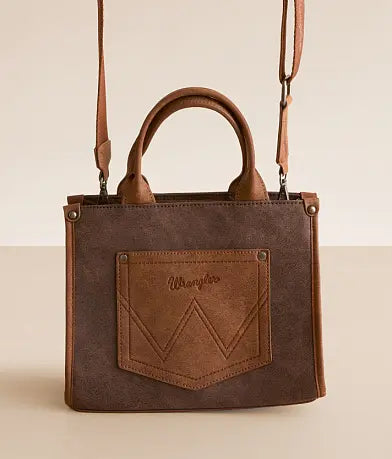 Wrangler Concho Structured Tote Brown WG250G-8250CF