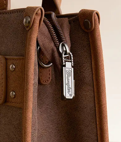 Wrangler Concho Structured Tote Brown WG250G-8250CF