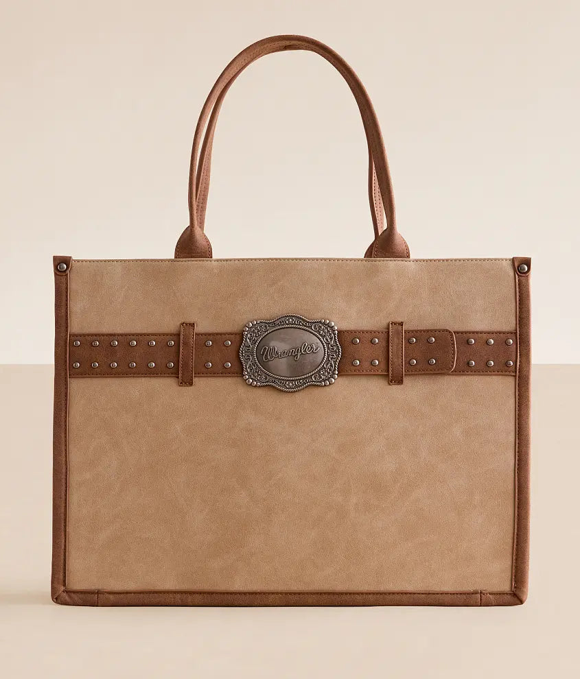 Wrangler Concho Structured Tote Tan WG250G-8250TN