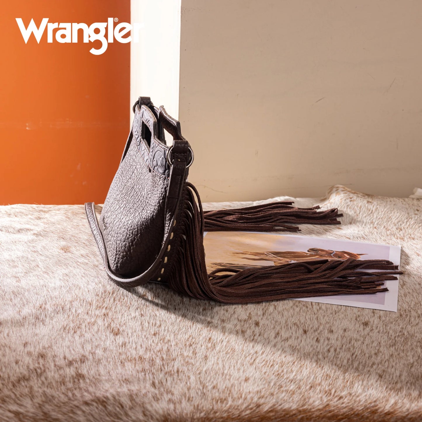 Wrangler Genuine Cowhide HandBag  COFFE WG2830-8015CF