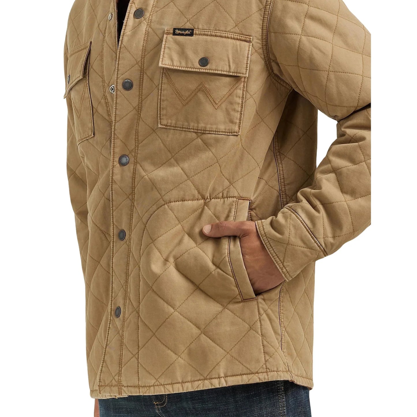 Wrangler Reversible Quilted Men's Shirt Jacket 112353398