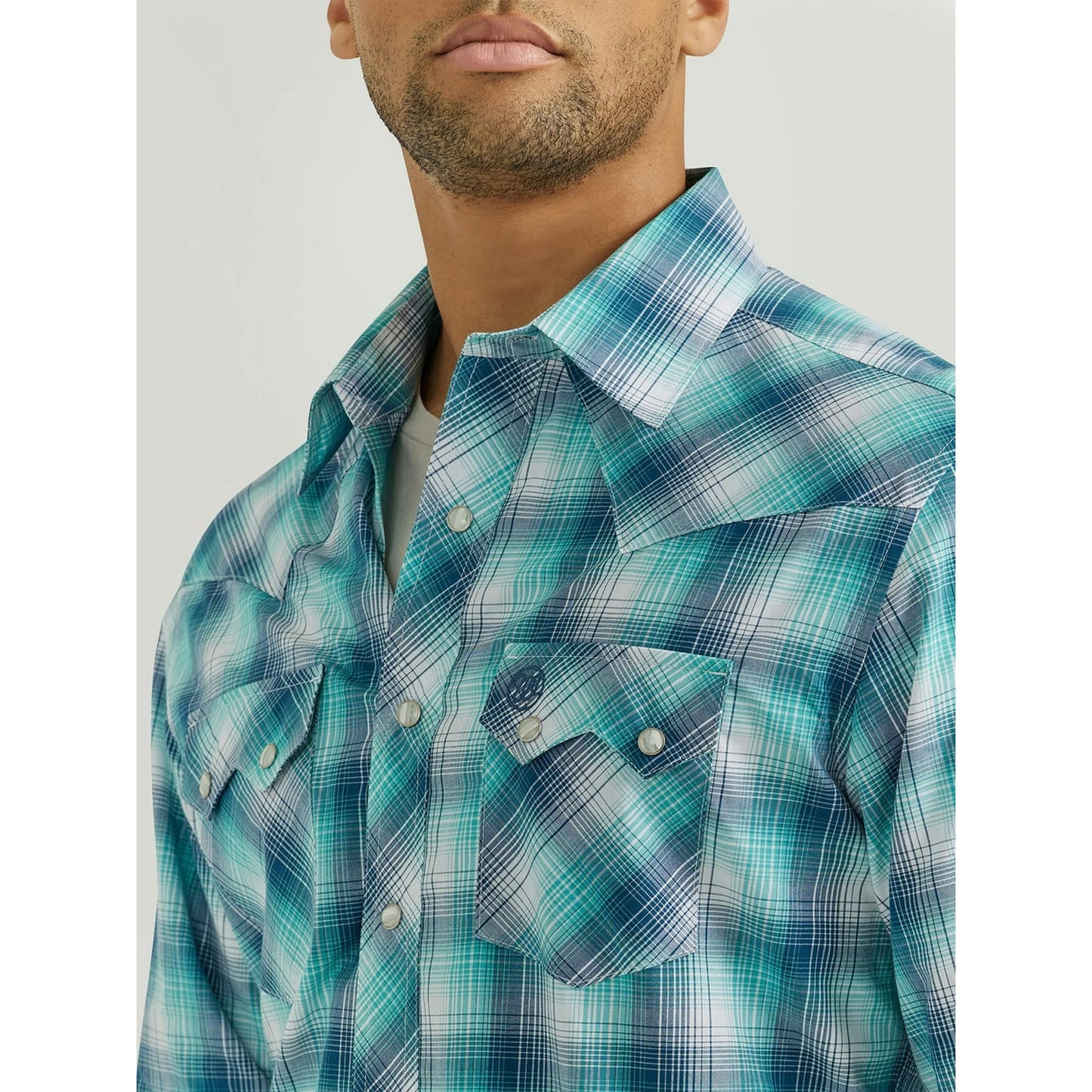 Wrangler Men's Retro Plaid Print Long Sleeve Snap Western Shirt -  112351878