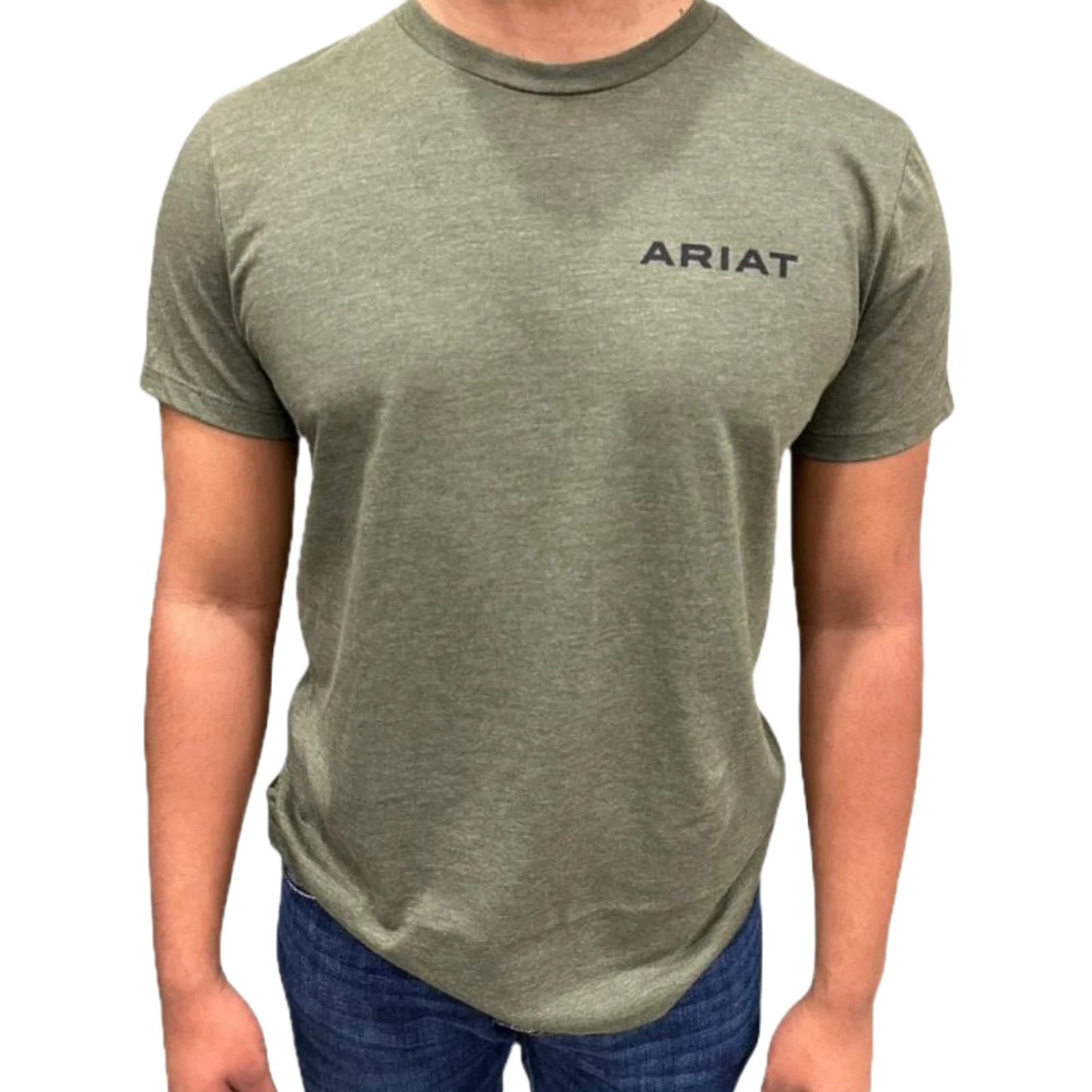 Ariat Men's Michoacan IESMU Military Heather Green T-Shirt 10051673