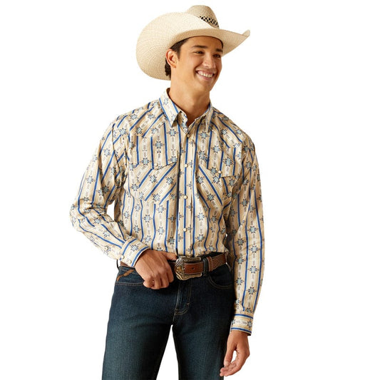 Ariat Mens Preston Snap Long Sleeve White 10048540