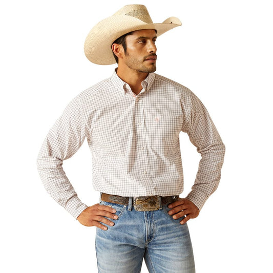 Ariat Mens Pro Tristin LS Shrt White 10048360