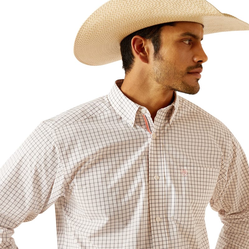 Ariat Mens Pro Tristin LS Shrt White 10048360