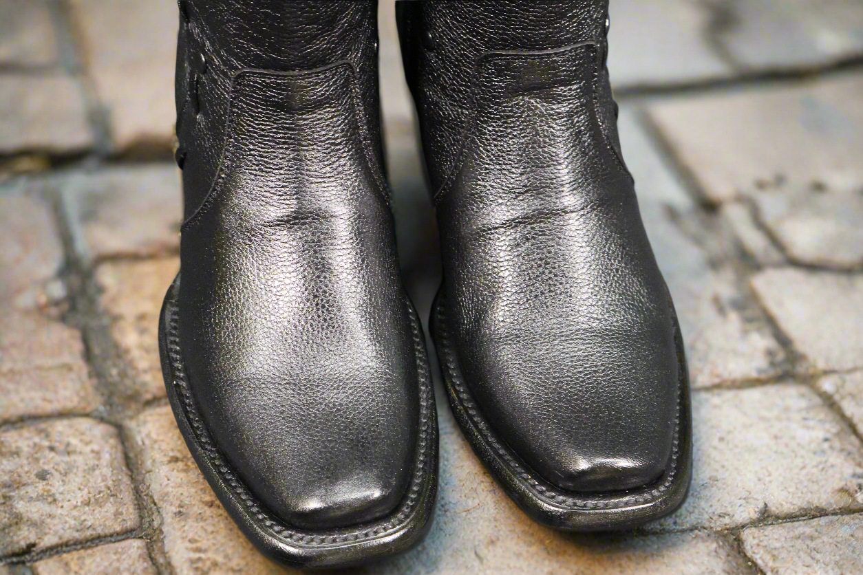 Cowboy City Men Boots Vegas Flother Black
