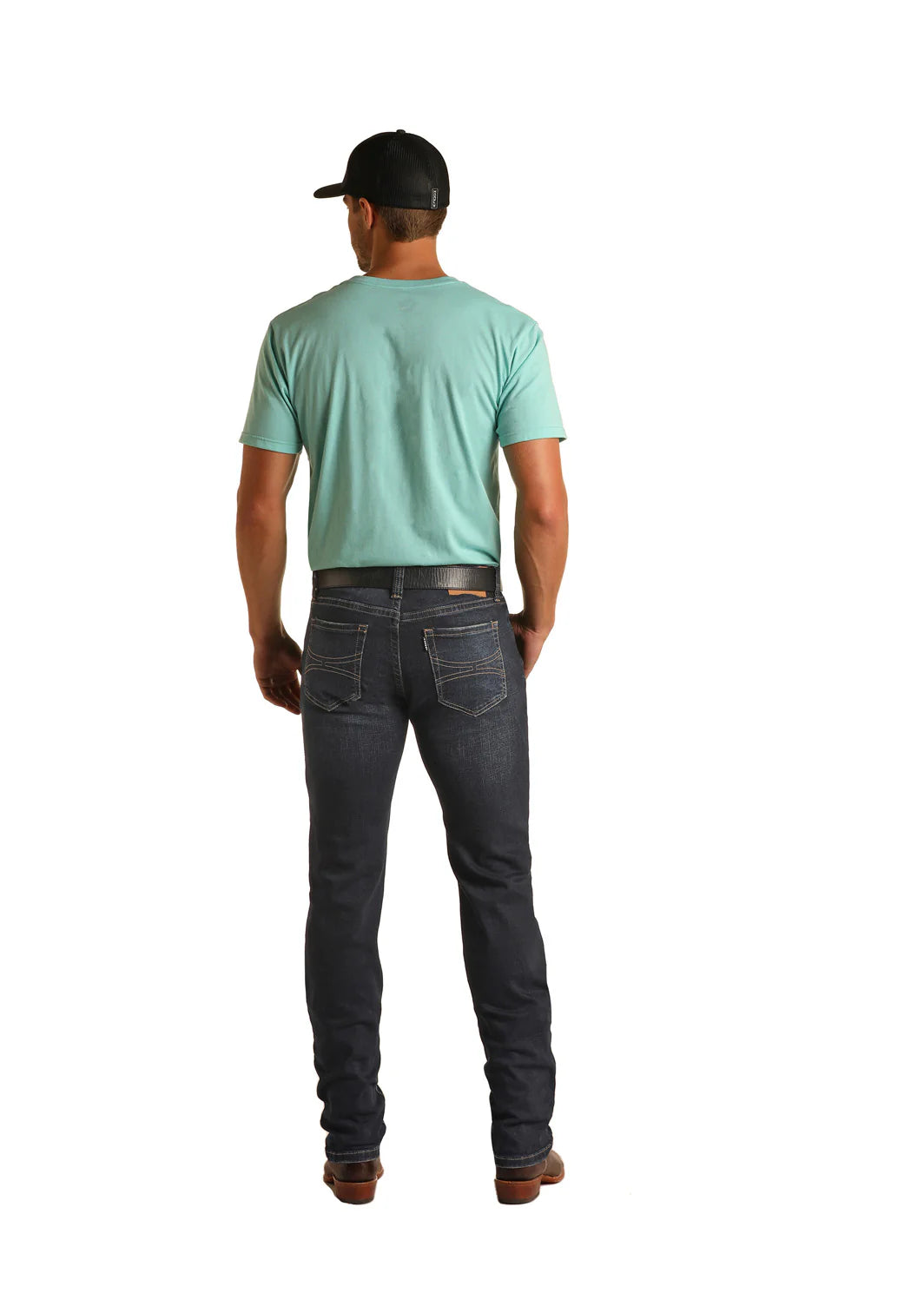 Rock & Roll  Hooey Men's  Revolver Slim Straight M1R3568