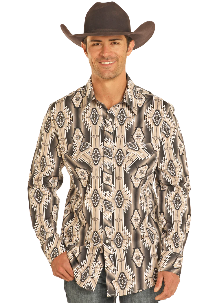 Rock & Roll Shirt Dark Brown BMN2S04733
