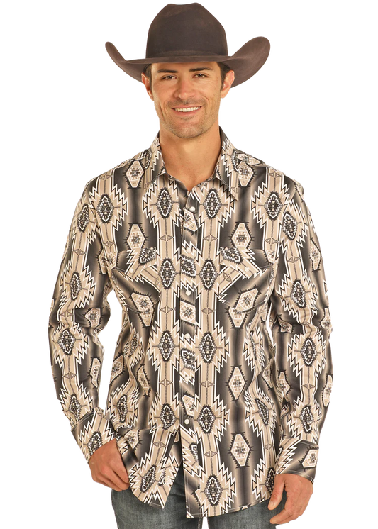 Rock & Roll Shirt Dark Brown BMN2S04733
