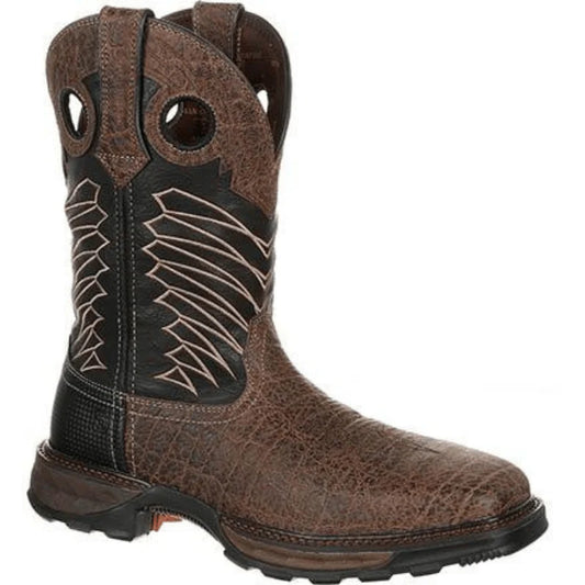 Durango Maverick XP Steel-Toe Waterproof Pull-On Western Work Boots for Men DDB0176