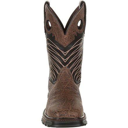 Durango Maverick XP Steel-Toe Waterproof Pull-On Western Work Boots for Men DDB0176