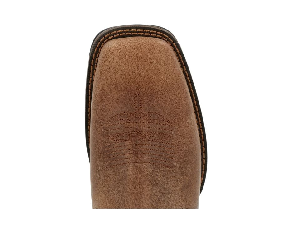 Durango Men’s Rebel Red Dirt 6″  Western Work Boot -Brown And Tan- DDB0460