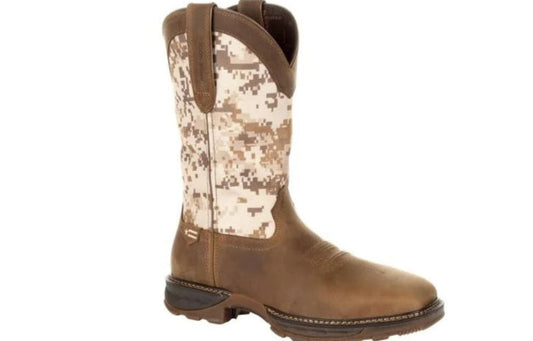 Durango Maverick XP Men's Dusty Brown Steel Toe Waterproof Western Work Boots DDB0207