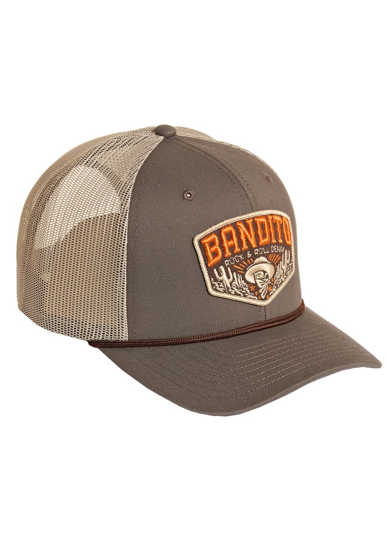 Rock & Roll Brown Bandito Patch Cap BU40X09134