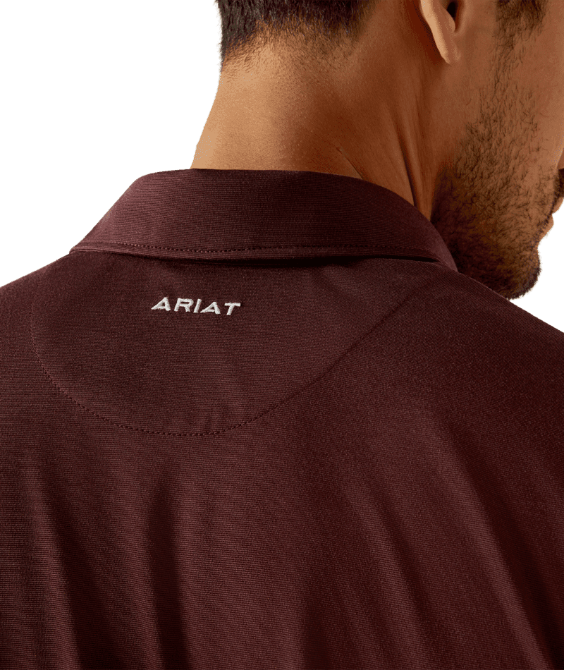 ARIAT MENS Team Logo Malbec Polo 10058736
