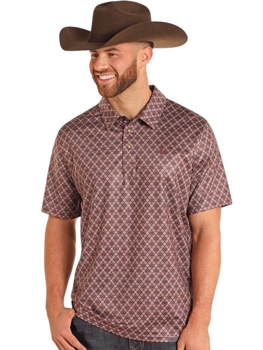 Panhandle Men's Polo Burgundy TM51T04915
