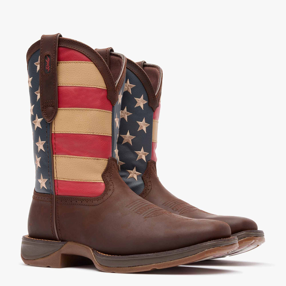 Durango Men's Rebel American Flag Work Boots - DB5554