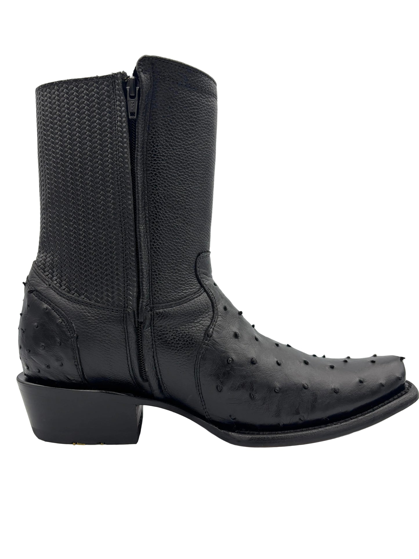 Cowboy City Black Western Phantom Botin