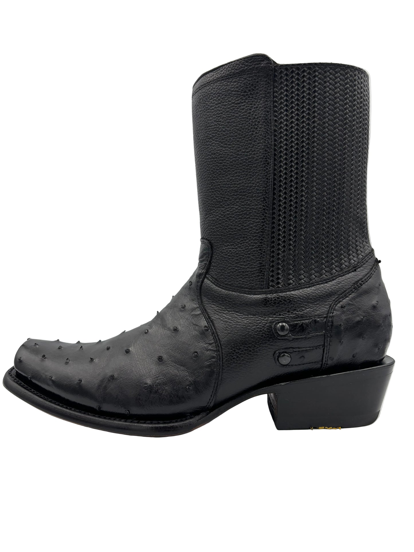 Cowboy City Black Western Phantom Botin