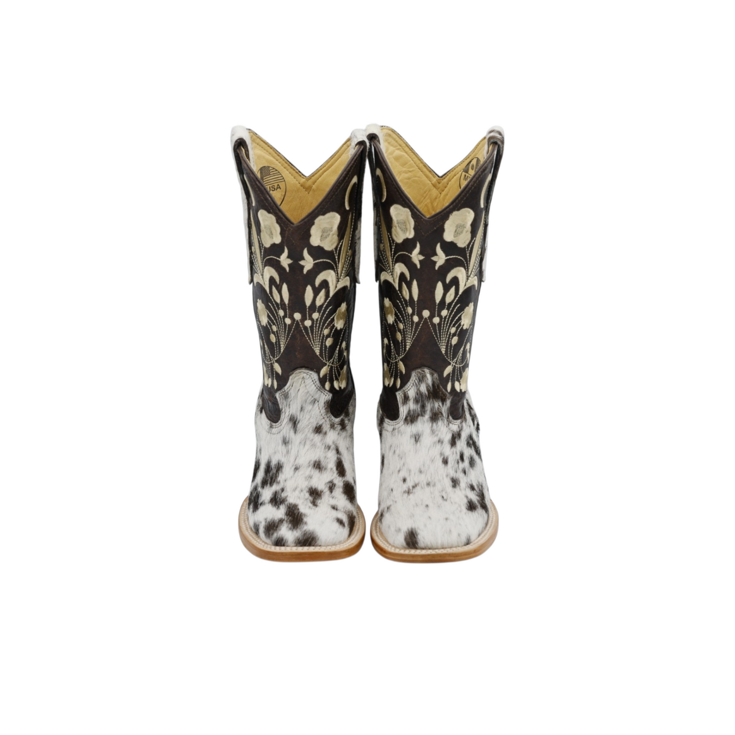 Genuine Hair-On Cowhide Handmade Western Women's Boots — Every Pair Unique
