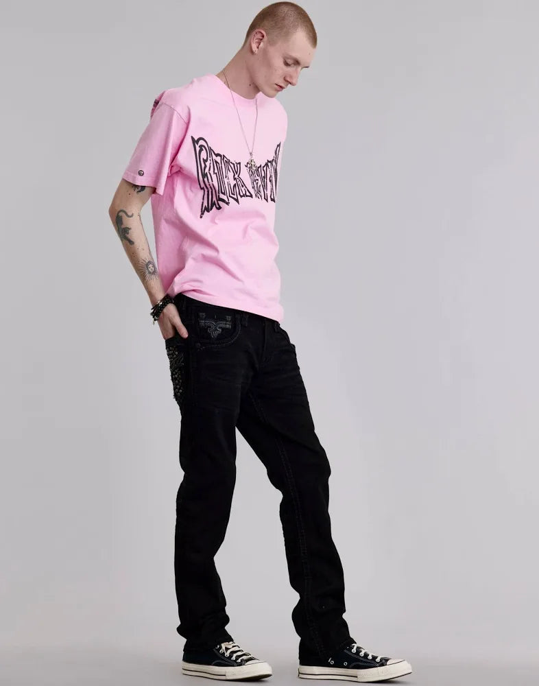 Rock Revival Men's Straight Remy Black