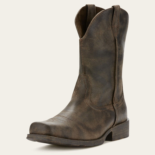 Ariat® Men's Rambler Antiqued Grey Square Toe Boots 10025171