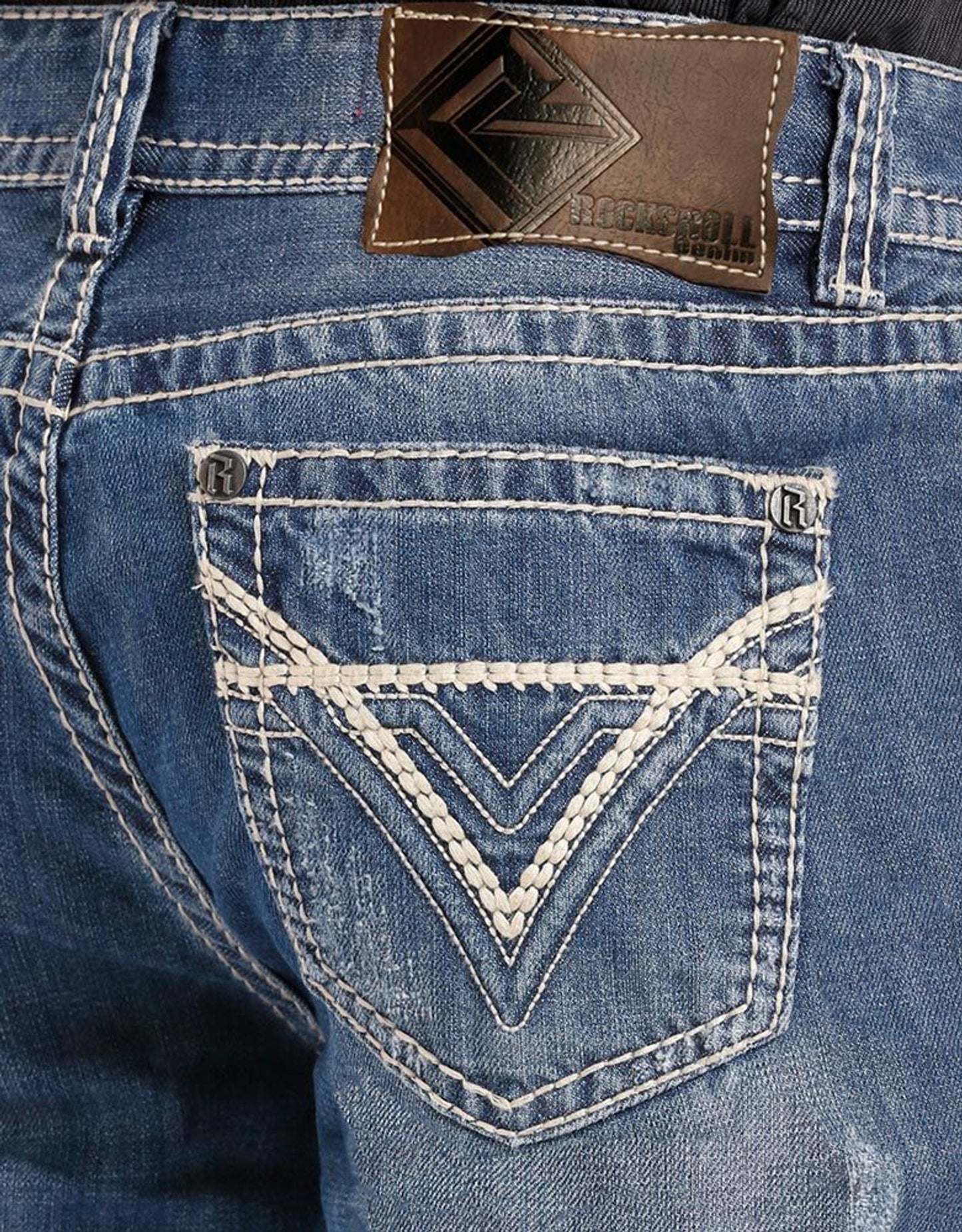 Rock & Roll  Men's  Double Barrel  Relaxed Straight   M0S1612