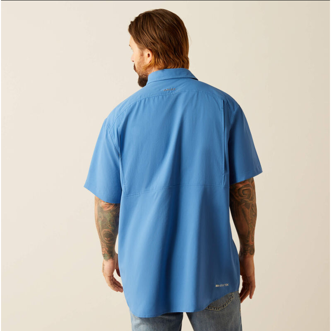 Ariat Men's Venttek Short Sleeve Shirt Sapphire 10055241