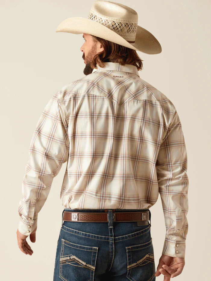 Ariat 10048502 Mens Pro Series Prescott Classic Fit Shirt Sandshell